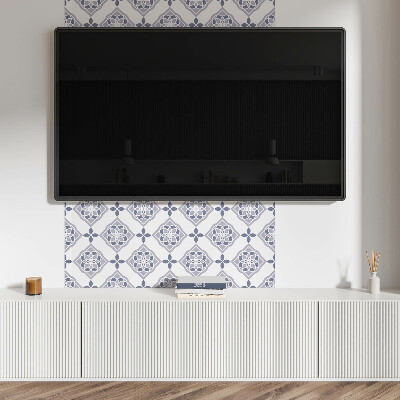 Panou decorativ perete dreptunghiular Model cu romburi în stil geometric