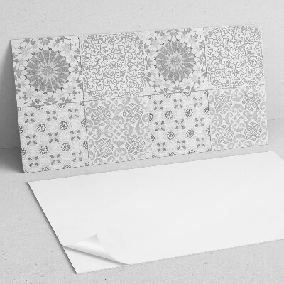 Panou decorativ perete dreptunghiular Motiv geometric-floral