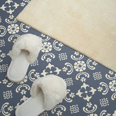 Panou decorativ perete dreptunghiular Motiv floral cu fundal