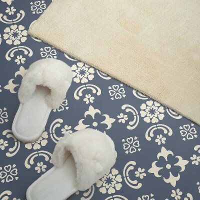Panou decorativ perete dreptunghiular Motiv floral cu fundal