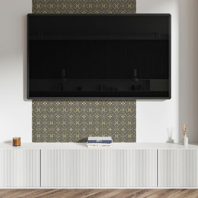 Panou decorativ perete dreptunghiular Motiv floral în nuan?e subtile
