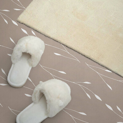 Panou decorativ dreptunghiular Motiv floral din frunze subtile