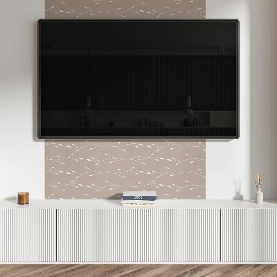 Panou decorativ dreptunghiular Motiv floral din frunze subtile