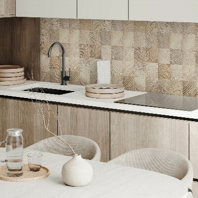 Panou decorativ bucatarie Plăci în stil natural
