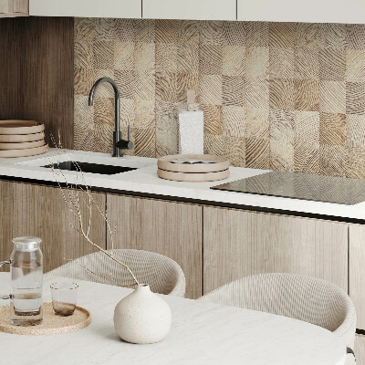 Panou decorativ bucatarie Plăci în stil natural