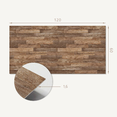 Panou decorativ perete dreptunghiular Placă în stil natural
