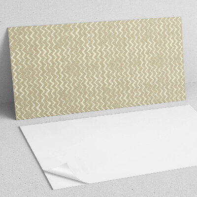 Panou decorativ dreptunghiular Zigzaguri pe un fundal texturat