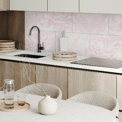 Panou decorativ dreptunghiular Valuri de marmură într-un stil elegant