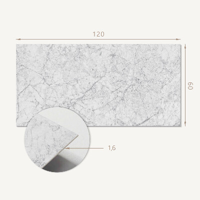 Panou decorativ dreptunghiular Vene de marmură într-un stil elegant