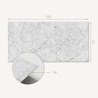 Panou decorativ dreptunghiular Vene de marmură într-un stil elegant