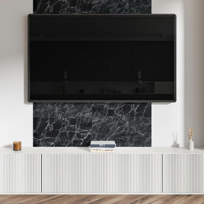 Panou decorativ perete dreptunghiular Structură de marmură cu vene delicate