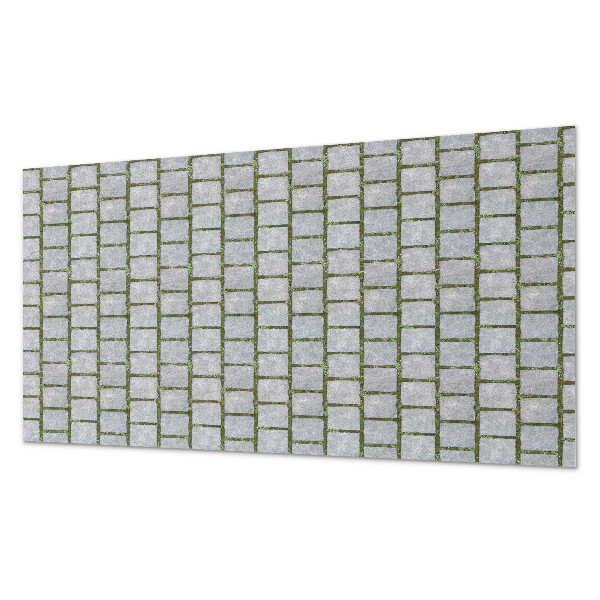 Panou decorativ bucatarie Textura caramida in stil industrial
