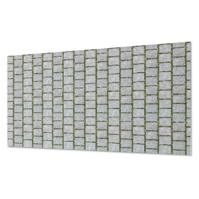 Panou decorativ bucatarie Textura caramida in stil industrial