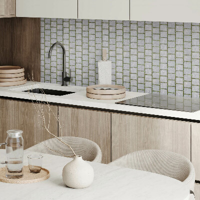 Panou decorativ bucatarie Textura caramida in stil industrial