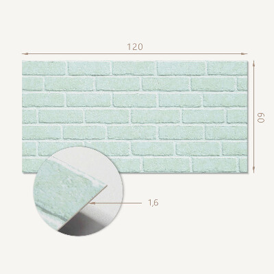 Panou decorativ perete dreptunghiular Structură de zid de cărămidă