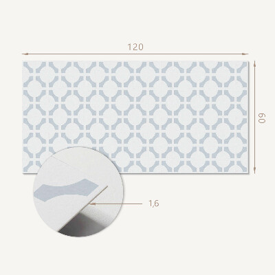 Panou decorativ dreptunghiular Model geometric cu elipse