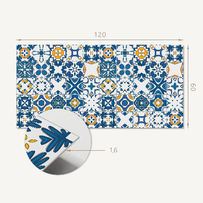 Panou decorativ bucatarie Motive mozaice în aspect