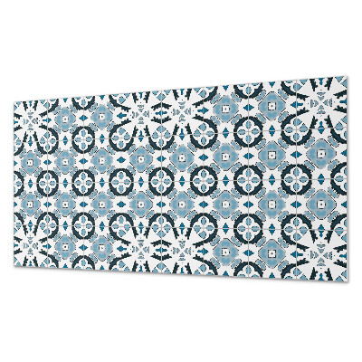 Panou decorativ dreptunghiular Model de plăci în stil geometric