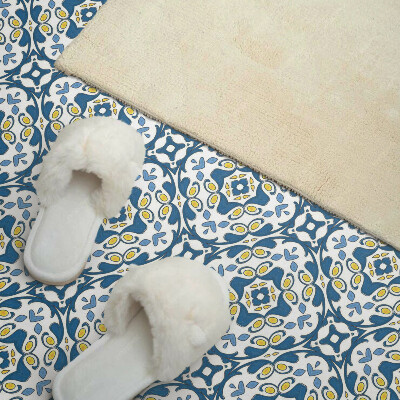 Panou decorativ bucatarie Motiv geometric cu accent floral
