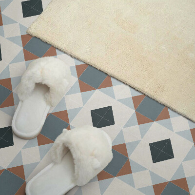 Panou decorativ perete dreptunghiular Motiv geometric cu gresie