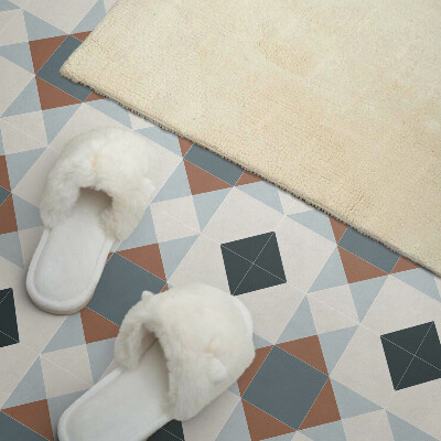 Panou decorativ perete dreptunghiular Motiv geometric cu gresie