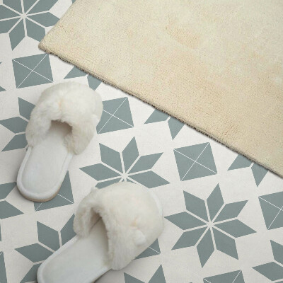Panou decorativ dreptunghiular Motive florale într-un stil geometric