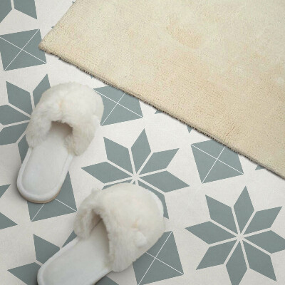 Panou decorativ dreptunghiular Motive florale într-un stil geometric