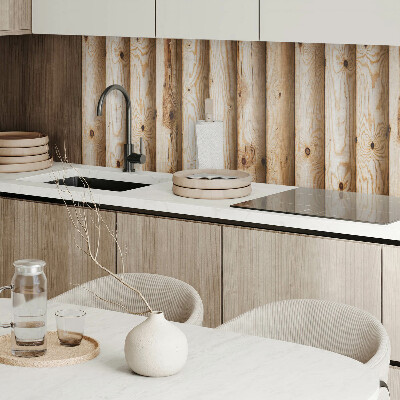 Panou decorativ dreptunghiular Modele de fibre de lemn natural