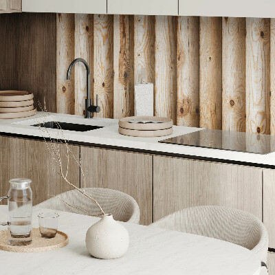 Panou decorativ dreptunghiular Modele de fibre de lemn natural