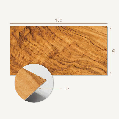 Panou decorativ dreptunghiular Model inspirat din lemn