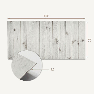 Panou decorativ perete dreptunghiular Model de noduri de lemn