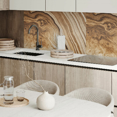 Panou decorativ bucatarie Modele inspirate din lemn