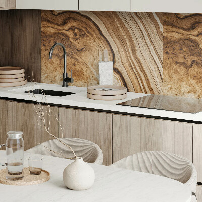 Panou decorativ bucatarie Modele inspirate din lemn