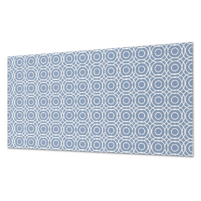 Panou decorativ dreptunghiular Model de cerc în stil geometric