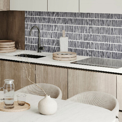 Panou decorativ perete dreptunghiular Motiv de linie modernă