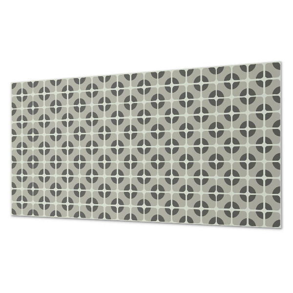 Panou decorativ bucatarie Motiv geometric cu gresie