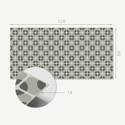 Panou decorativ bucatarie Motiv geometric cu gresie