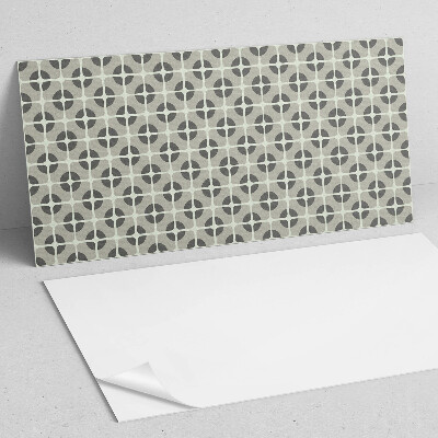 Panou decorativ bucatarie Motiv geometric cu gresie