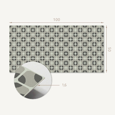 Panou decorativ bucatarie Motiv geometric cu gresie