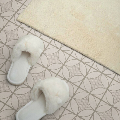 Panou decorativ perete dreptunghiular Model rotund în stil geometric