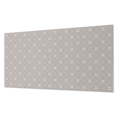 Panou decorativ dreptunghiular Un model cu romburi într-o versiune geometrică