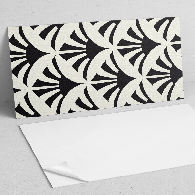 Panou decorativ perete dreptunghiular Accente verzi într-un stil abstract