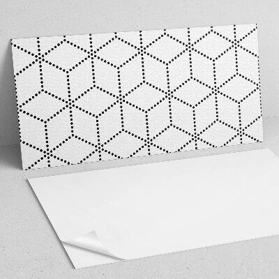 Panou decorativ bucatarie Motiv cu puncte hexagonale