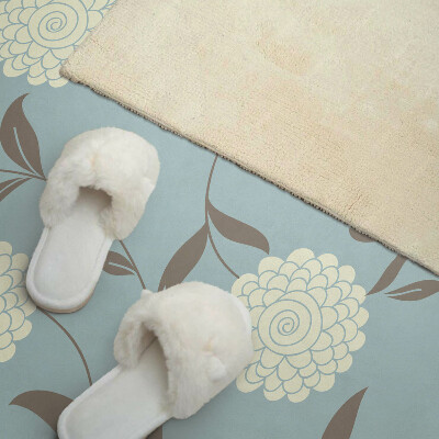 Panou decorativ dreptunghiular Motiv floral cu frunze verzi