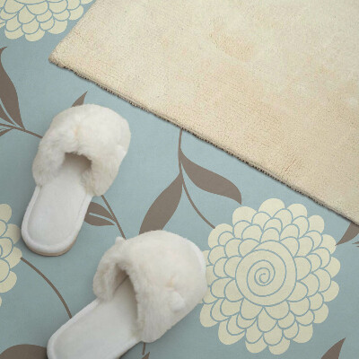 Panou decorativ dreptunghiular Motiv floral cu frunze verzi