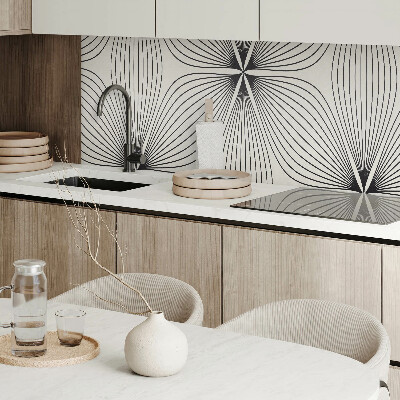 Panou decorativ perete dreptunghiular Modele energetice cu linii dinamice