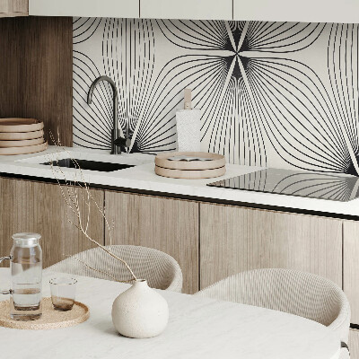 Panou decorativ perete dreptunghiular Modele energetice cu linii dinamice