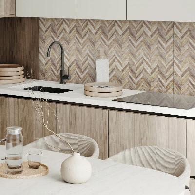 Panou decorativ perete dreptunghiular Model în schelete din scânduri de lemn