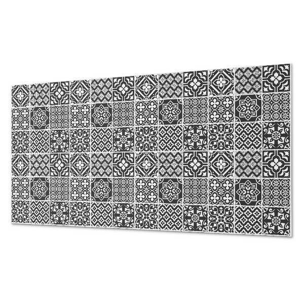 Panou decorativ dreptunghiular Motive geometrice în plăci