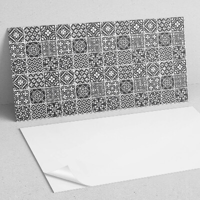 Panou decorativ dreptunghiular Motive geometrice în plăci